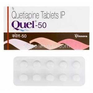 キュエル-50　キューエル、ジェネリックセロクエル、クエチアピン50mg