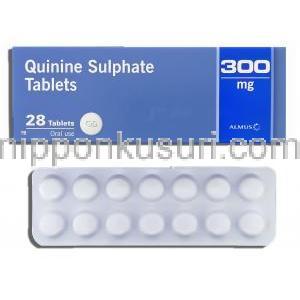 硫酸キニーネ Quinine 300mg 錠 (Almus)