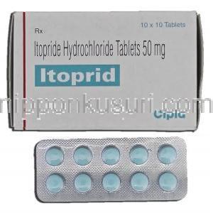 イトプリド Itoprid, ガナトン ジェネリック, イトプリド, 50mg, 錠