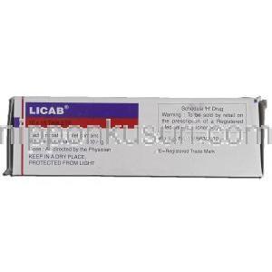 リカブ Licab, リーマス ジェネリック, 炭酸リチウム, 300mg, 錠 箱記載情報