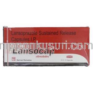 ランソキャップ Lansocap, タケプロン ジュエリック, スタンゾーム SR, 30mg, カプセル 箱