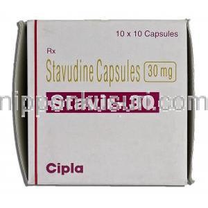スタヴィア-30 Stavir-30, ゼリット ジェネリック,  スタブジン, 30mg, カプセル 箱