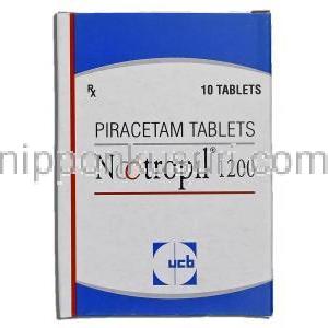 ノートロピル Nootropil, ピラセタム 1200mg, 錠 箱