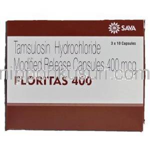 フロリタス400 Floritas 400, ハルナールD ジェネリック, タムスロシン, 400 mcg, MRカプセル 箱