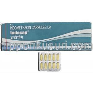 インドカプ Indocap, インテバン ジェネリック, インドメタシン, 25mg, カプセル