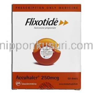 フリゾタイド Flixotide, 250mcg アキュヘイラー