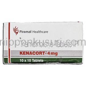 ケナコート Kenacort, ナサコート, レダコート ジェネリック, 4mg, 箱