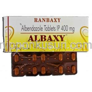 アルバキシー Albaxy, アルベンダゾール 400mg, 錠