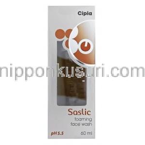 サリチル酸配合, Saslic, サリチル酸 1% 60ML フォーミング洗顔料 (Cipla)