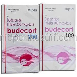 ブデソニド（パルミコート ジェネリック） 100mcg 200mcg / 200回 吸入剤 (Cipla)