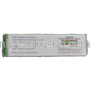 ロプラヴィック Lopravik, ロペラミン 2mg, 錠 箱記載情報