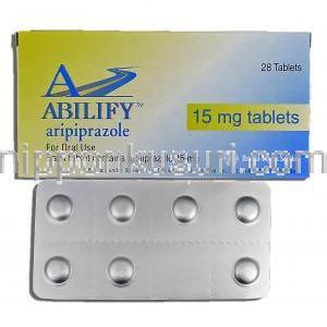 エビリファイ  Abilify, アリピプラゾール  15mg 錠