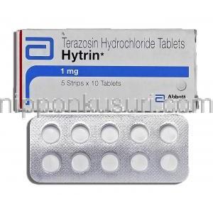 ハイトリン Hytrin, テラゾシン, 1mg, 錠