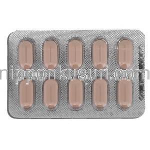 ケープガード Capegard, ゼローダ ジェネリック, カペシタビン  500mg 錠 (Cipla) 包装