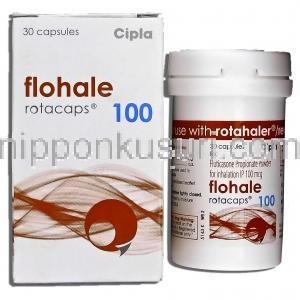 フロヘール Flohale, プロピオン酸フルチカゾン, 100mcg, 吸入用カプセル