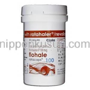 フロヘール Flohale, プロピオン酸フルチカゾン, 100mcg, 吸入用カプセル ボトル