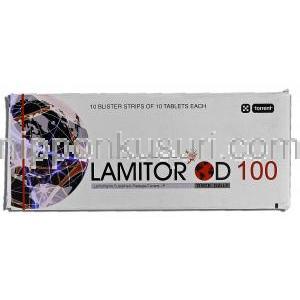 ラミトール OD Lamitor OD, ラミクタール 100mg, 箱