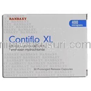 コンティフローXL Contiflo XL, タムスロシン塩酸塩 400mg 箱