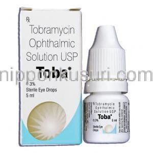 トバ Toba, トブラマイシン 点眼薬 0.3%  5ML 点眼薬
