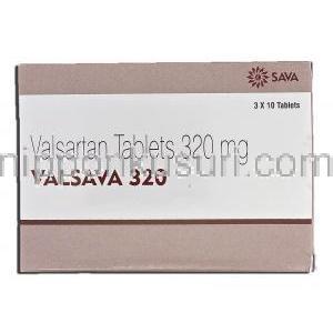 バルサバ Valsava, ディオバン ジェネリック, バルサルタン, 320mg, 箱
