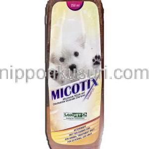 ミコティックスシャンプー Micotix Shampoo, クロルヘキシジングルコン酸塩 （グルコン酸クロル