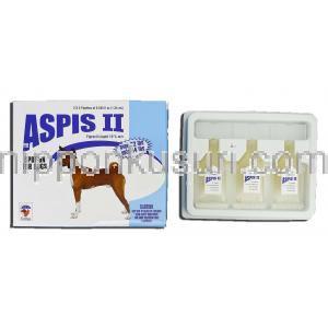 アスピスⅡ Aspis II, フロントライン ジェネリック, フィプロニル 液 1.34ml x 10%  10～20kg 中型犬スポッ