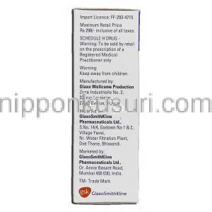 セレタイド125 Seretide 125,  サルメテロール/ フルチカゾン, エボヘイラー吸入剤 製造者情報(GSK)