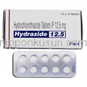 ヒドラジド 12.5 Hydrazide 12.5, エシドレックス ジェネリック,  12.5mg, 錠