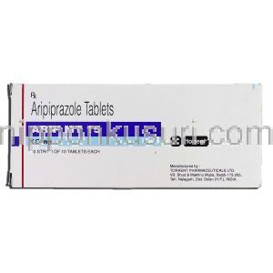 アリップMT15 Arip MT 15, アビリファイ ジェネリック, アリピプラゾール 15mg, 錠 箱