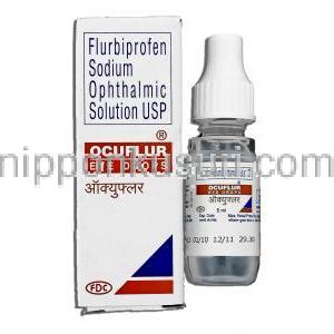 フルルビプロフェン（Generic Ocufen）, Ocuflur, 5ml 点眼薬 (FDC)