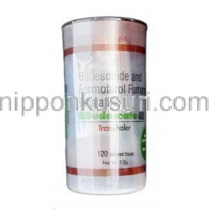 ブダメート400 Budamate 400, フマル酸ホルモテロール / ブデソニド, 400 mcg / 6 mcg 120定量 トランスヘイラー,