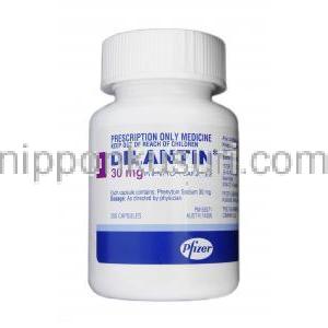 ディランチン Dilantin, フェニトイン 30mg カプセル (Pfizer)