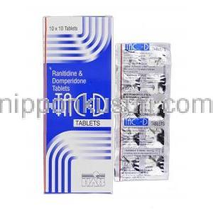 タックディー Tac-D, ラチニジン/ ドンペリドン, 150 mg / 10 mg, 錠
