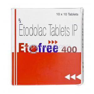 エトフリー Etofree, オステラック/ハイペン, エトドラク, 400 mg, 錠, 箱