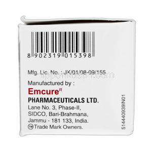 サスティネックス-30 Sustinex-30, プリリジー ジェネリック, ダポキセチン, 30 mg, 錠, 製造者情報