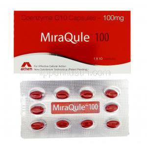 ミラキュール　MiraquleMiraqule, コエンザイム Q10 100mg, カプセル