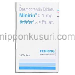 デスモプレシン (ミニリン) 0.1mg 錠 (Ferring)