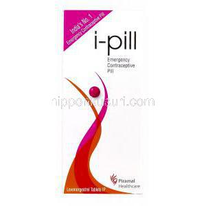 アイピル  Ipill,  レボノルゲストレル 1.5mg 錠, 箱