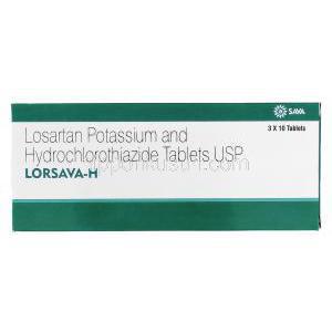 ロサルバ-H Losarva-H, プレミネント  ジェネリック,  ロサルタン・ ヒドロクロロチアジド 50mg 12.5mg 錠, 