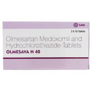 オルメサバ H Olmesava H, ベニサー HCT, オルメサルタン/ ヒドロクロロチアジド 40mg 12.5mg 配合錠, 箱