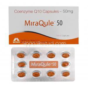 ミラキュール Miraqule, コエンザイム Q10 50mg, カプセル