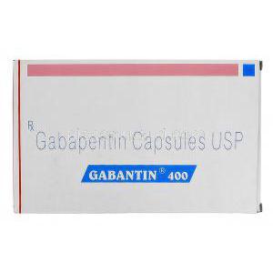 ガバンチン Gabantin, ガバペン ジェネリック, ガバベンチン400mg, カプセル, 箱