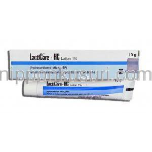 ヒドロコルチゾン, Lacticare-HC, 2.5% 10gm  ローション (Stiefel)