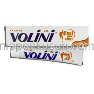 ジクロフェナク （ナボール ジェネリック）,　Volini,  15gm ゲル (Ranbaxy)