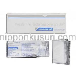 メサラミン（ペンタサエネマジェネリック）,4gm/60ml 浣腸 (Sun Pharma)