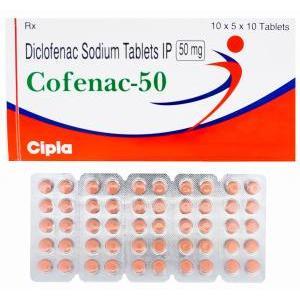 コフェナック　Cofenac-50、ジェネリックボルタレン、ジクロフェナクナトリウム50mg