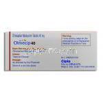 オルメサルタンメドキソミル (オルメテックジェネリック), Olmecip, 40mg 錠 (Cipla) 情報