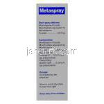 メタスプレー Metaspray, モメタゾン点鼻液噴霧用箱 data