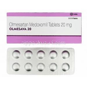 オルメサバ20、ジェネリックベニカー、オルメサルタンメドキソミル20mg