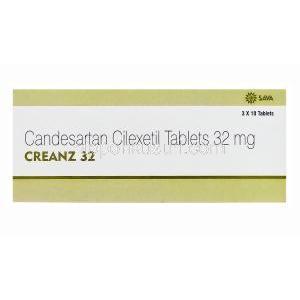 クリーンツ32　Creanz32、ジェネリックアタカンド　Atacand、カンデサルタンシレキ32mg　箱